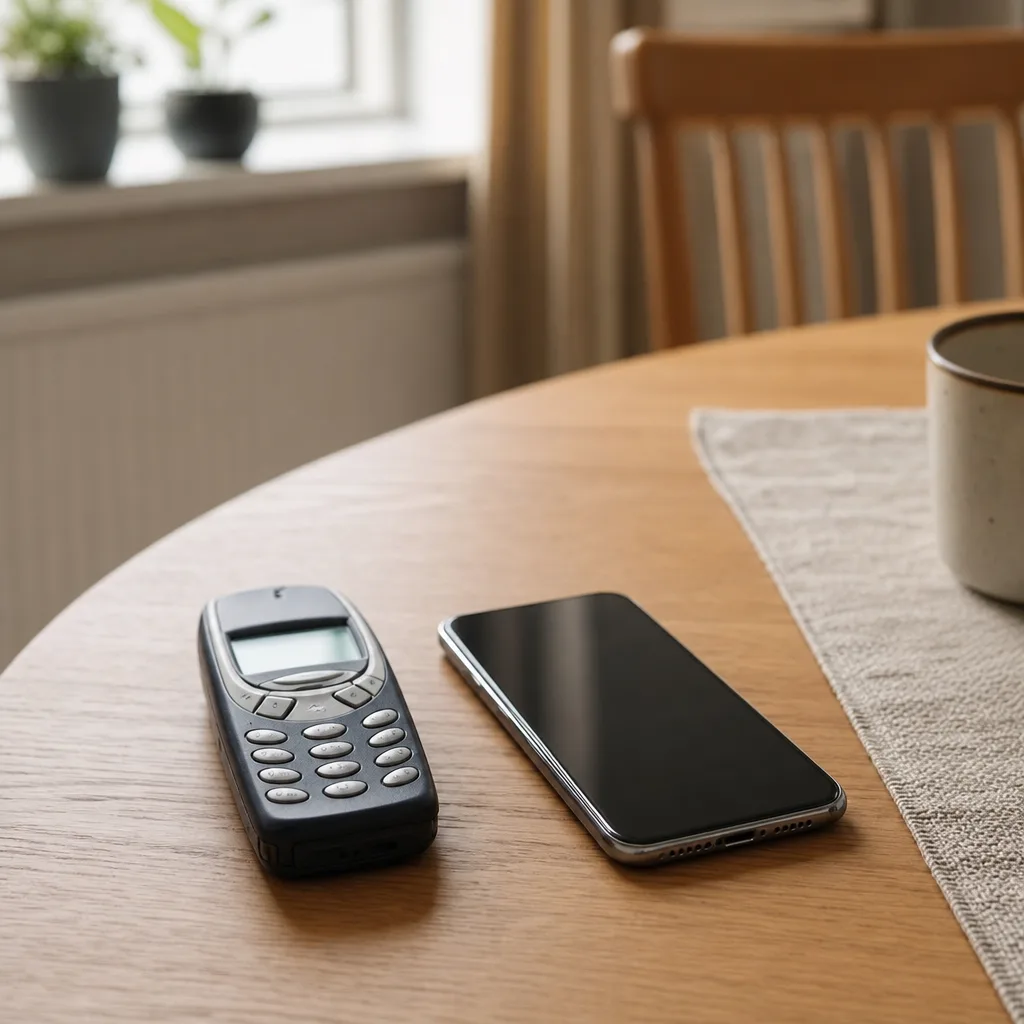 Från äldre mobil till modern smartphone
